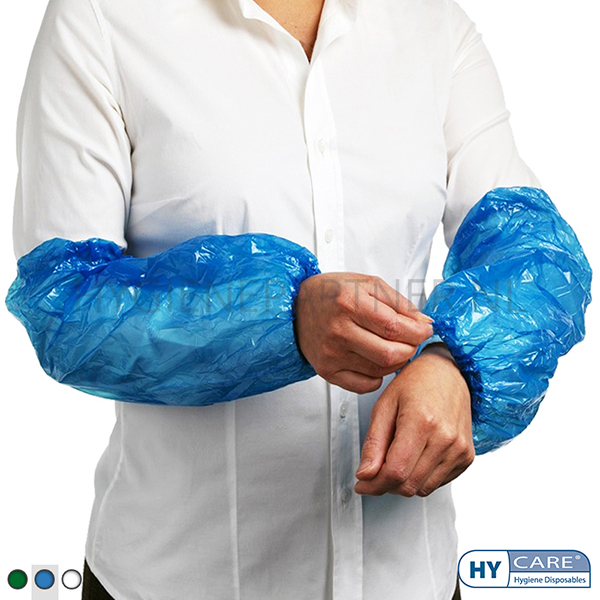109277.030 Hycare disposable overmouw 40 mu polyethyleen 40x20 cm blauw